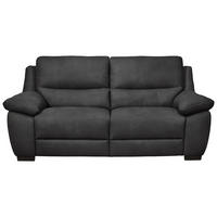 2,5-SITZER mit elektr.Funktion in Dunkelgrau  - Wengefarben/Dunkelgrau, Konventionell, Holz/Textil (210/96/99cm) - Livetastic