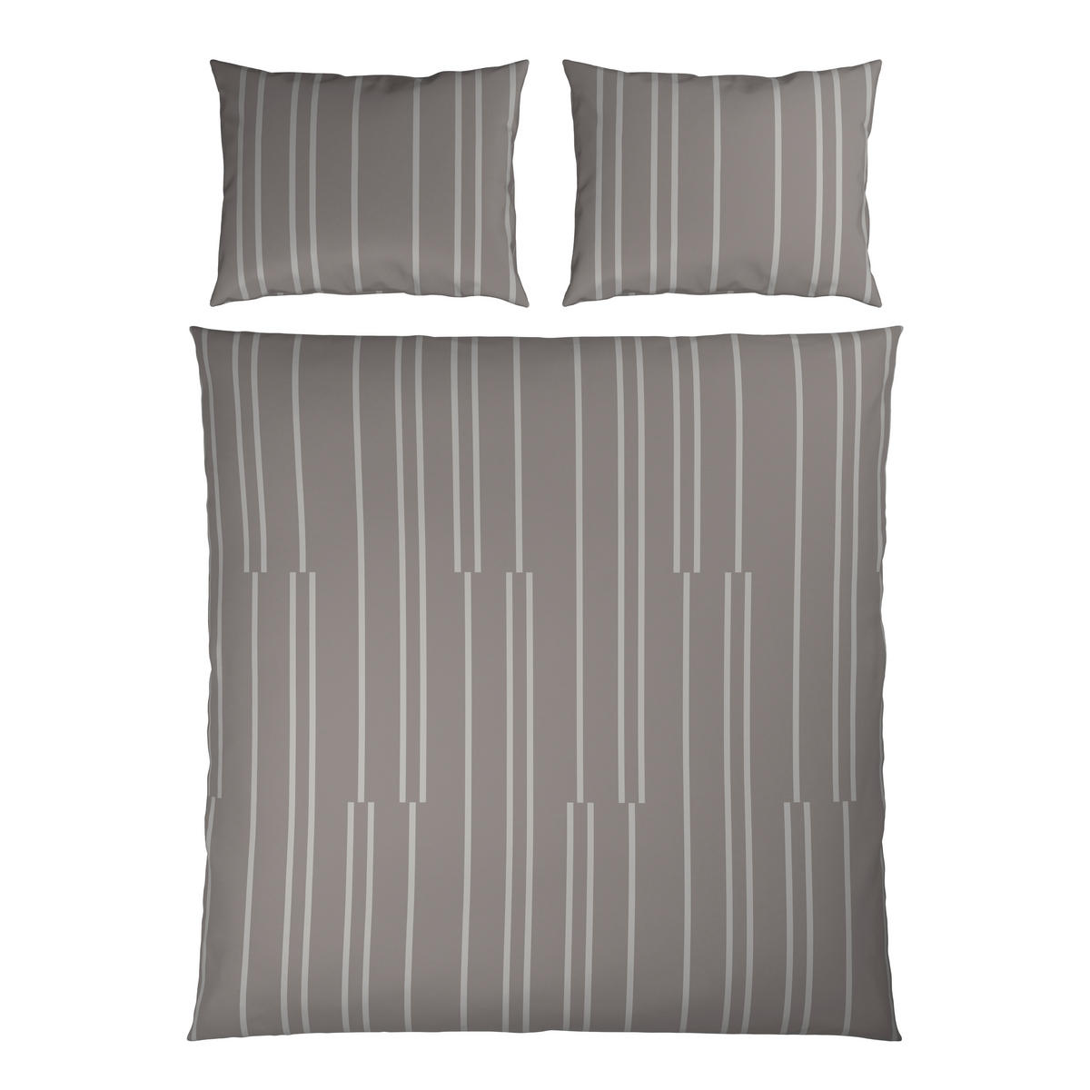 BETTWÄSCHE Satin 200/210 cm  - Silberfarben, Design, Textil (200/210cm) - Dieter Knoll