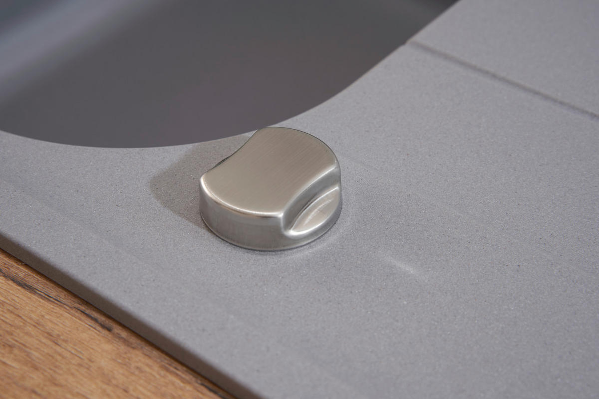 SPÜLE 1725ORLANDO86X50G  - Grau, Trend, Stein (86/20,9/50cm) - Respekta