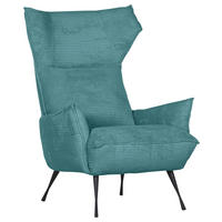 OHRENSESSEL 83/110/92 cm  in Cord Petrol  - Petrol/Schwarz, KONVENTIONELL, Textil/Metall (83/110/92cm) - MID.YOU
