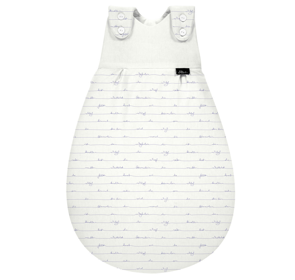BABYSCHLAFSACKSET Baby-Mäxchen    56/62   - Weiß/Hellblau, Basics, Textil (56/62null) - Alvi