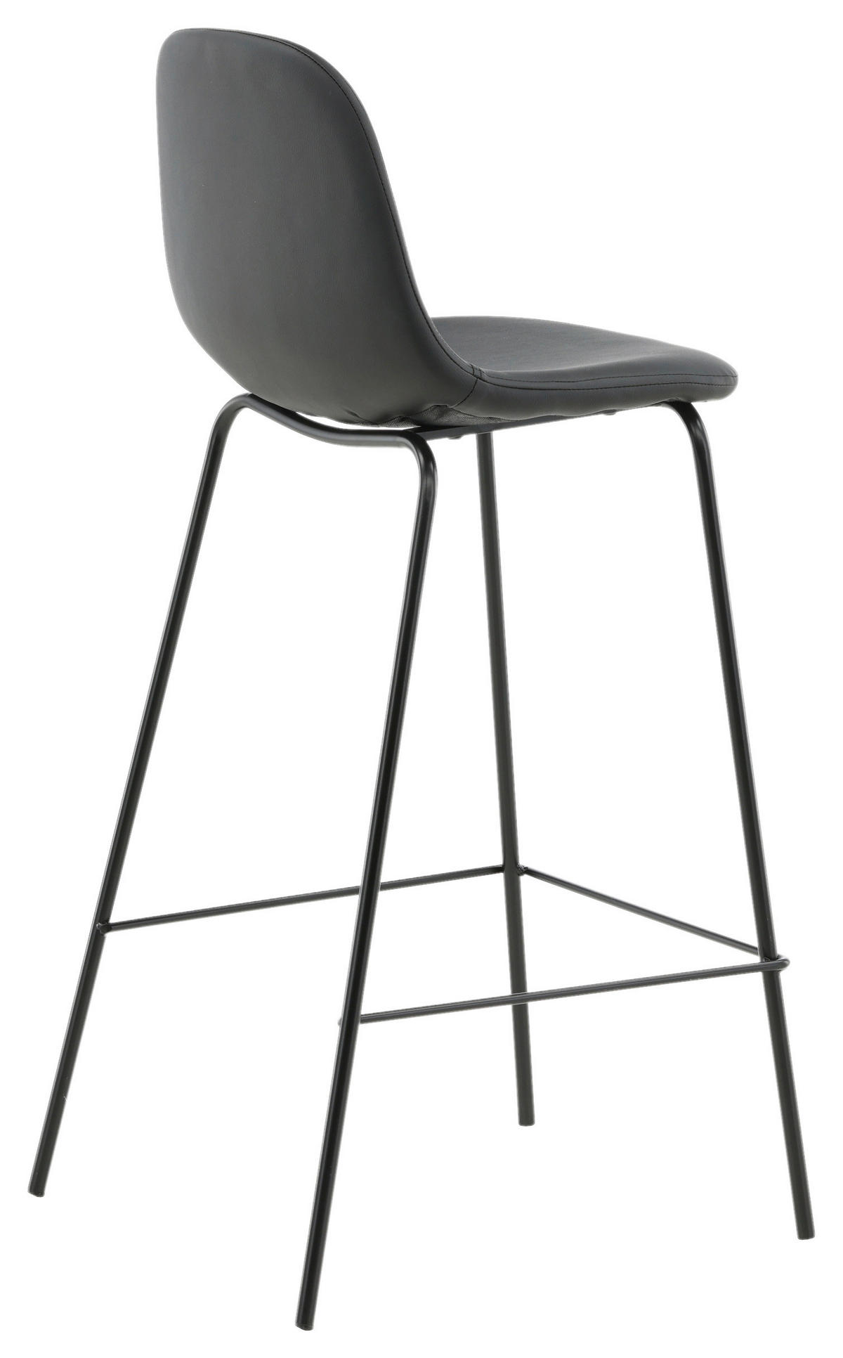 BARPALL SET i svart  - svart, Design, metall/textil (41,5/105/43cm) - Livetastic