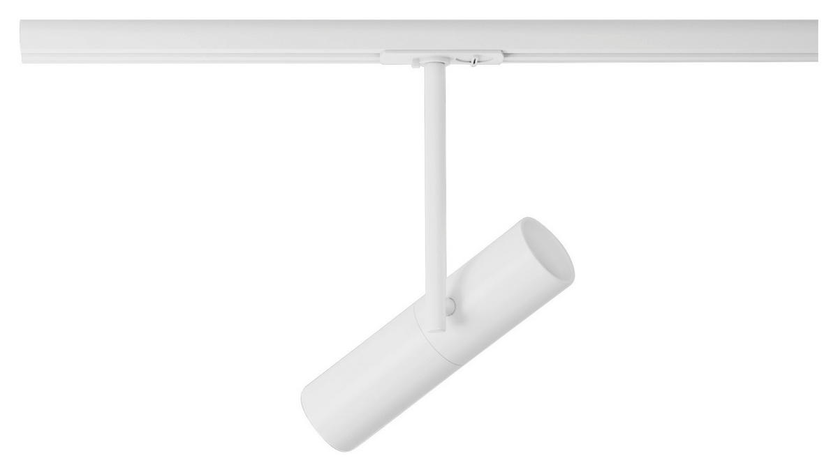 SCHIENENSYSTEM-STRAHLER - Weiss, Basics, Metall (8,1/28/20cm) - MAYTONI