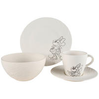 FRÜHSTÜCKSSERVICE ManRock Mickey Mouse 4-teilig  - Weiß, Basics, Keramik - Villeroy & Boch
