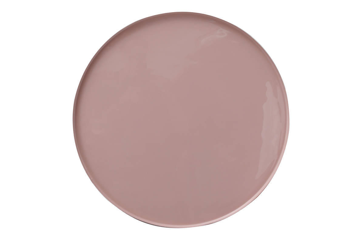 BEISTELLTISCH in Metall  - Goldfarben/Altrosa, Trend, Metall (51/41/51cm) - Kayoom
