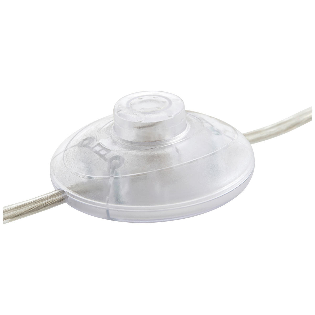 BOGENLEUCHTE 36/180 cm    - Silberfarben/Weiß, Design, Textil/Metall (36/180cm) - Brilliant