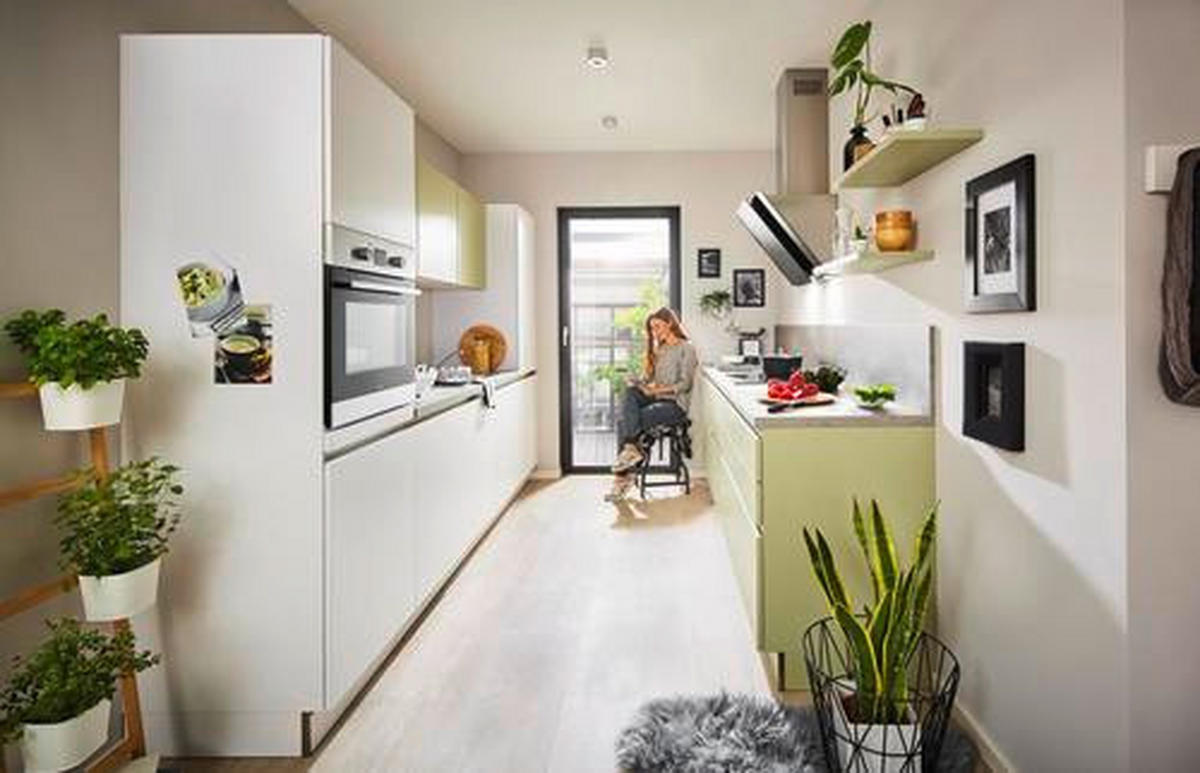 KUCHYNĚ NA MÍRU DK405 - Design, kompozitní dřevo - Dieter Knoll