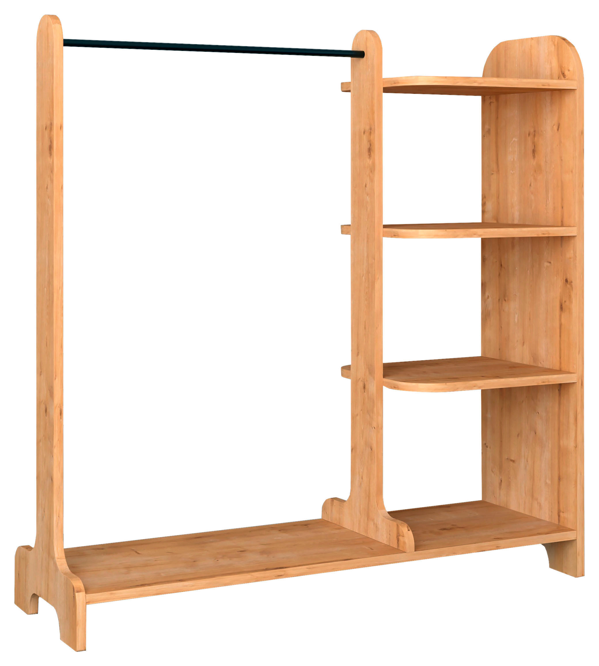 GARDEROBE  in 106/110/35 cm  - Honigeiche, Modern, Holzwerkstoff (106/110/35cm) - MID.YOU