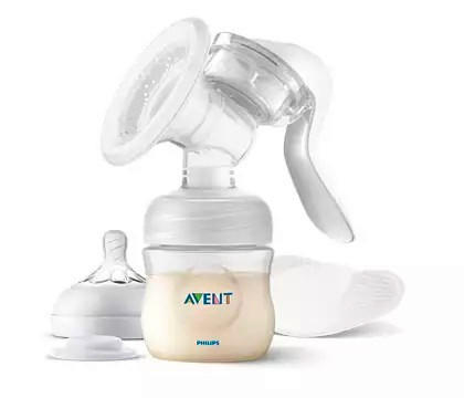 PUMPA ZA IZDAJANJE   - bijela, Basics, plastika (19,70/15,70/9,00cm) - Avent