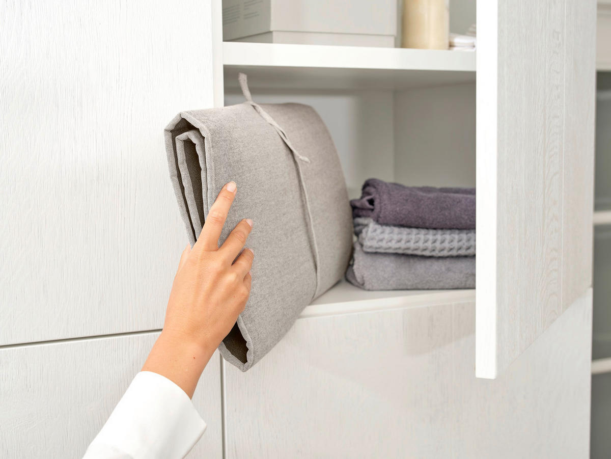 PODLOGA ZA PARNO GLAČANJE    50/110/0,8 cm    - siva, Basics, metal/tekstil (50/110/0,8cm) - Brabantia