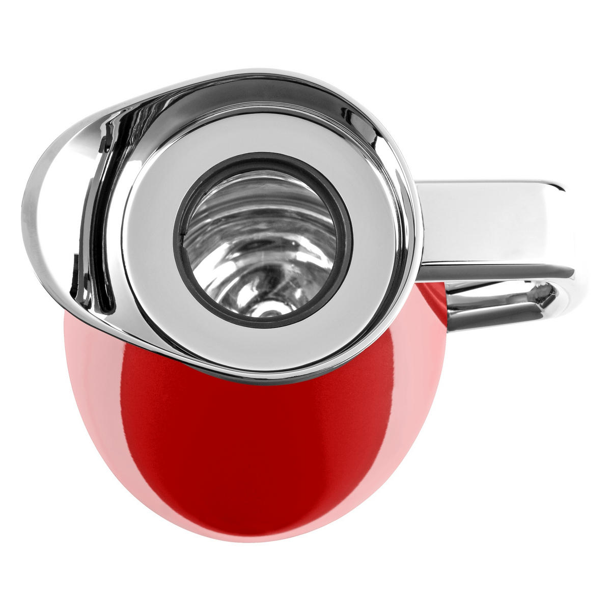 ISOLIERKANNE 1 l  - Rot, Basics, Metall (1l) - Emsa
