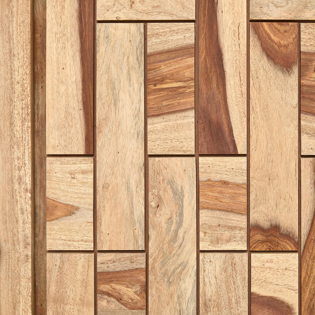 Thumbnail - Livetastic Sideboard Tunis, Natur, Metall, Sheesham,Mangoholz, massiv, Holz, 1 Fächer, 4 Schubladen, 100x85x40 cm, handg...