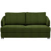 SCHLAFSOFA in Textil Grün  - Schwarz/Grün, Design, Textil/Metall (172/76-89/112-120cm) - Bali