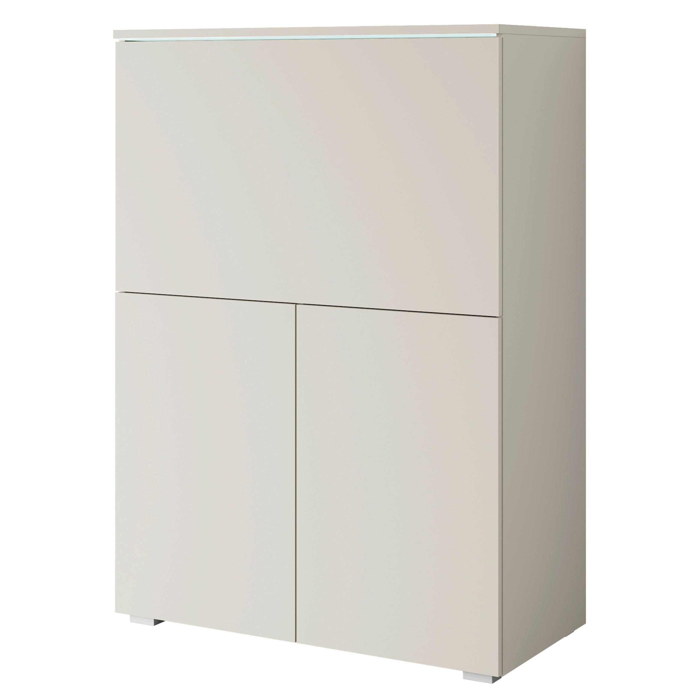 P & B Sekretär Beige, Kaschmir 90x125.1x42 cm