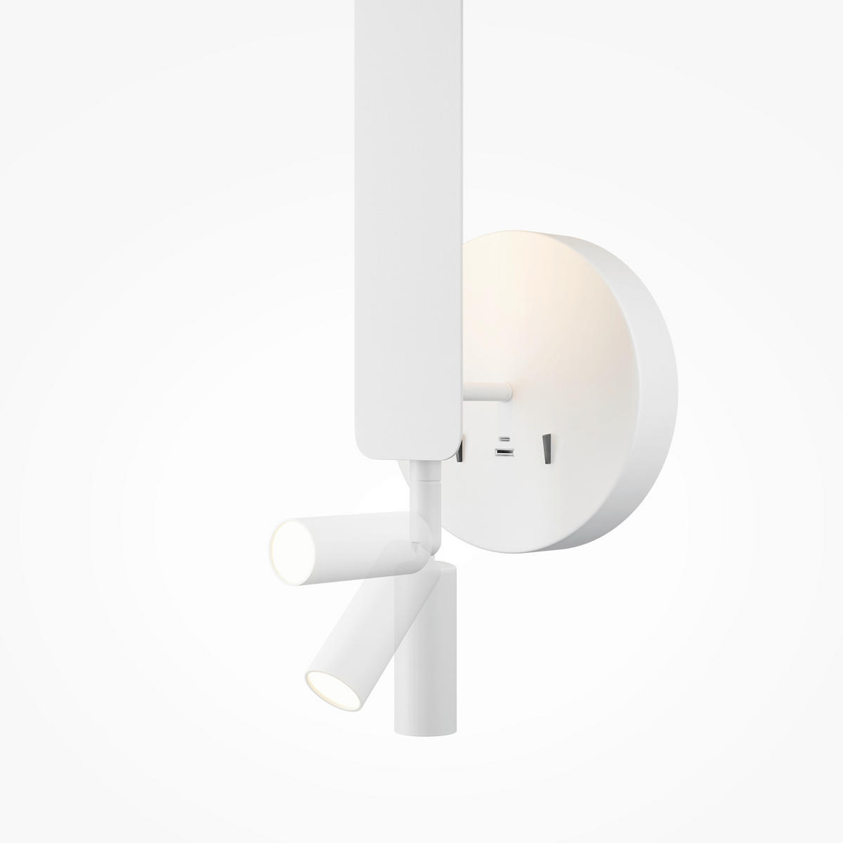 WANDLEUCHTE - Weiss, Design, Metall (15/51.6/9.6cm) - MAYTONI