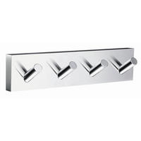 HAKENLEISTE  in Chromfarben  - Chromfarben, Basics, Metall (17,8/4,5cm)