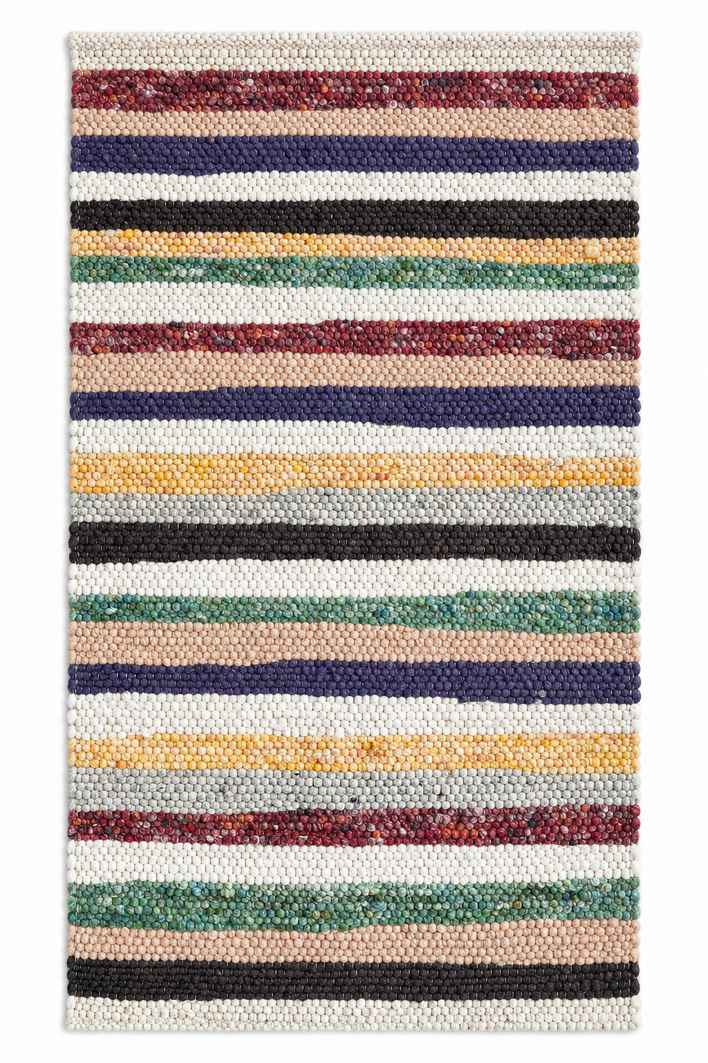 KÉZZEL SZŐTT SZŐNYEG   - többszínű, Basics, textil (70/130cm)