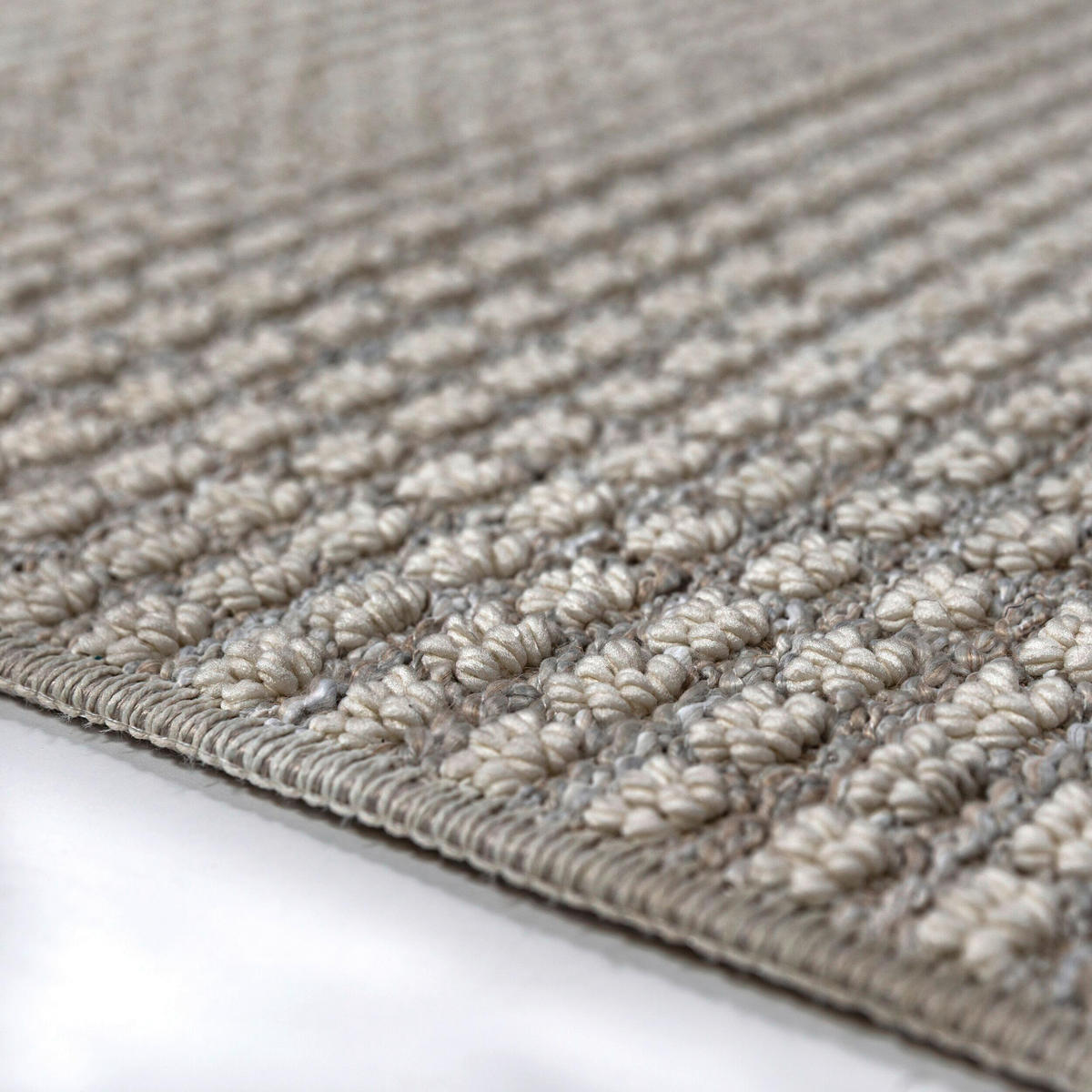 WEBTEPPICH 140/194 cm Grau rechteckig  - Grau, Basics, Kunststoff/Textil (140/194cm)