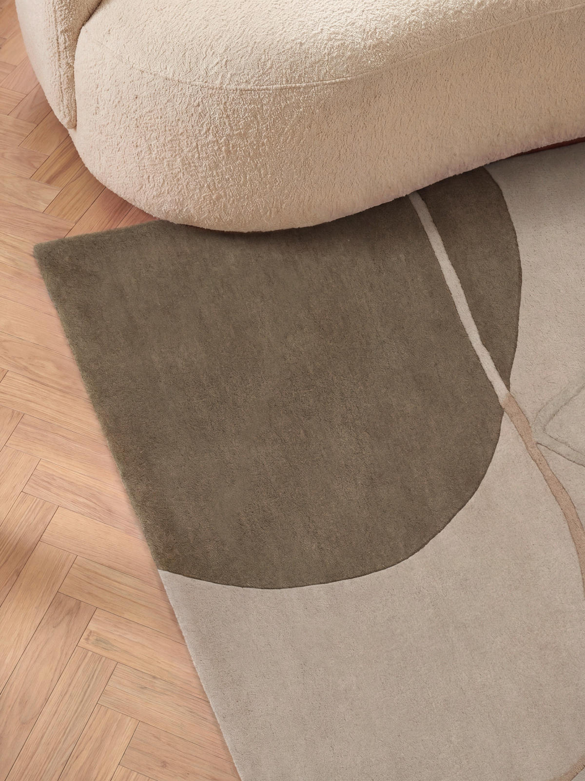 WOLLTEPPICH 120/170 cm Kollektion 1876 Arteo Creme, Rosa rechteckig  - Creme/Rosa, Basics, Textil (120/170cm) - Villeroy & Boch