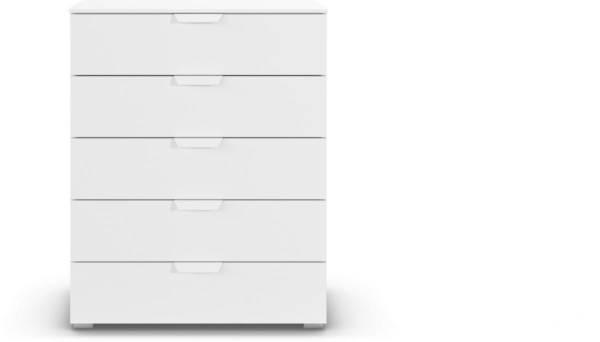 KOMMODE  in 80/100/43 cm  - Weiß, Design, Holzwerkstoff/Metall (80/100/43cm) - Carryhome