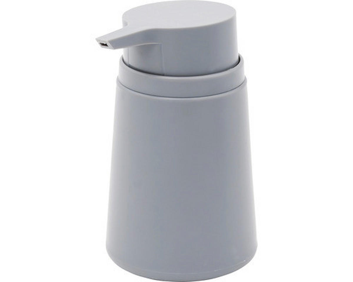 DÁVKOVAČ MÝDLA šedá - šedá, Basics, plast (8/13,5/8cm) - Sadena