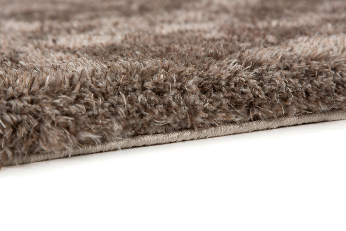 HOCHFLORTEPPICH 133/190 cm Heaven Cappuccino  - Cappuccino, KONVENTIONELL, Textil (133/190cm) - Schöner Wohnen