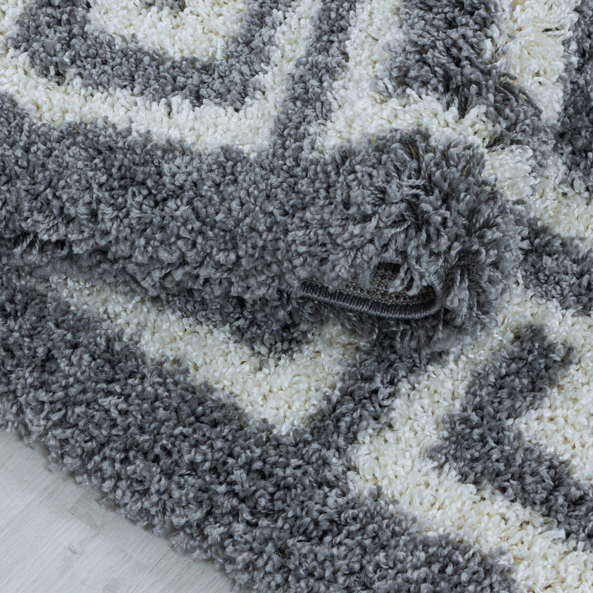 HOCHFLORTEPPICH 240/340 cm Hera 3301 Grau Grau  - Grau, Design, Textil (240/340cm)