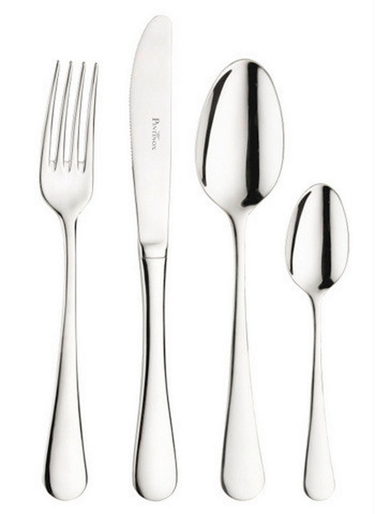 BESTECKSET STRESA 24-teilig Stahl  - Edelstahlfarben, Basics, Metall (25,5/7/5,3cm) - Pintinox