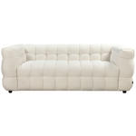 3-SITZER-SOFA Struktur Naturfarben  - Schwarz/Naturfarben, Design, Kunststoff/Textil (218/71/90cm) - Carryhome