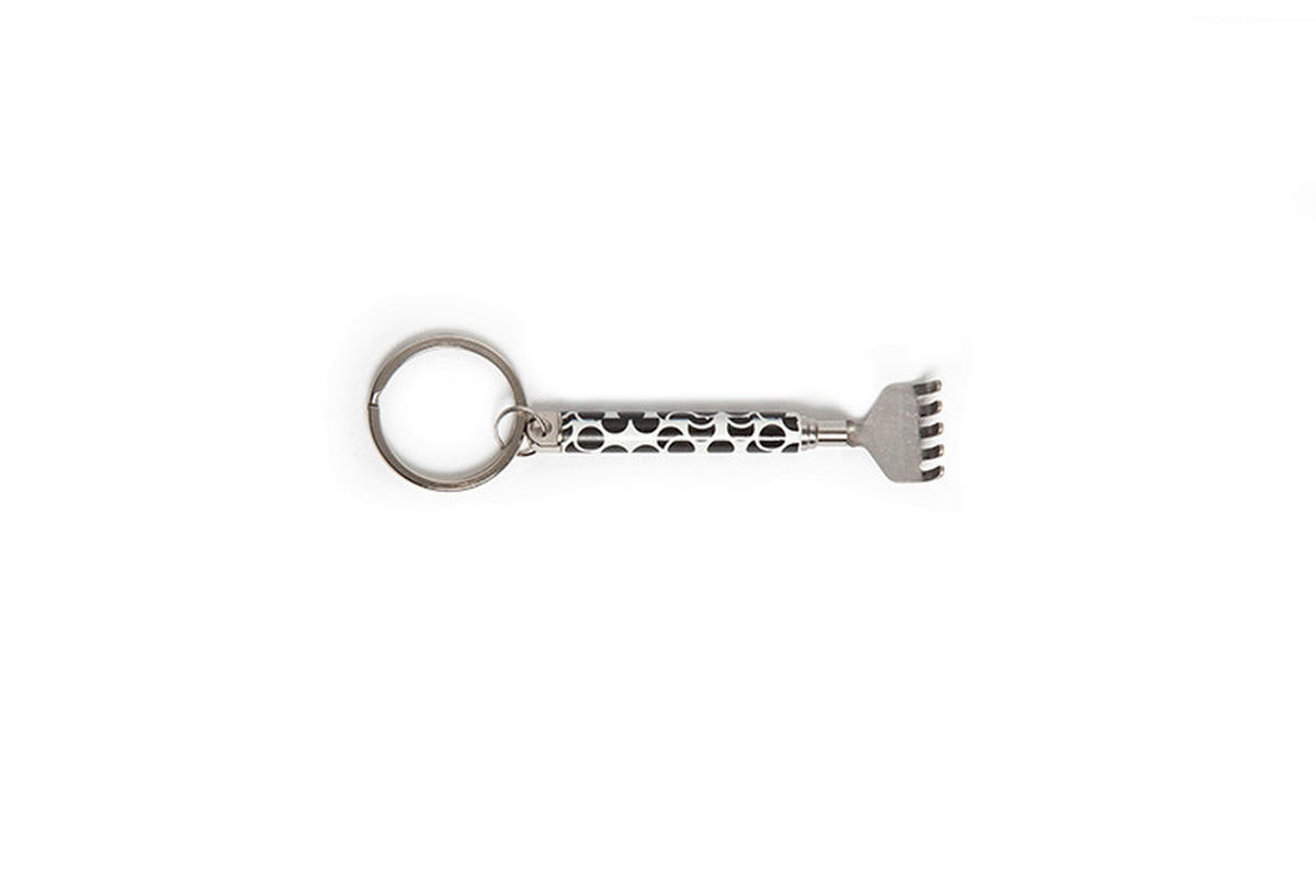 MASÁŽNA POMÔCKA - viacfarebná, Basics, kov (6,5/1,2/10,3cm) - Kikkerland