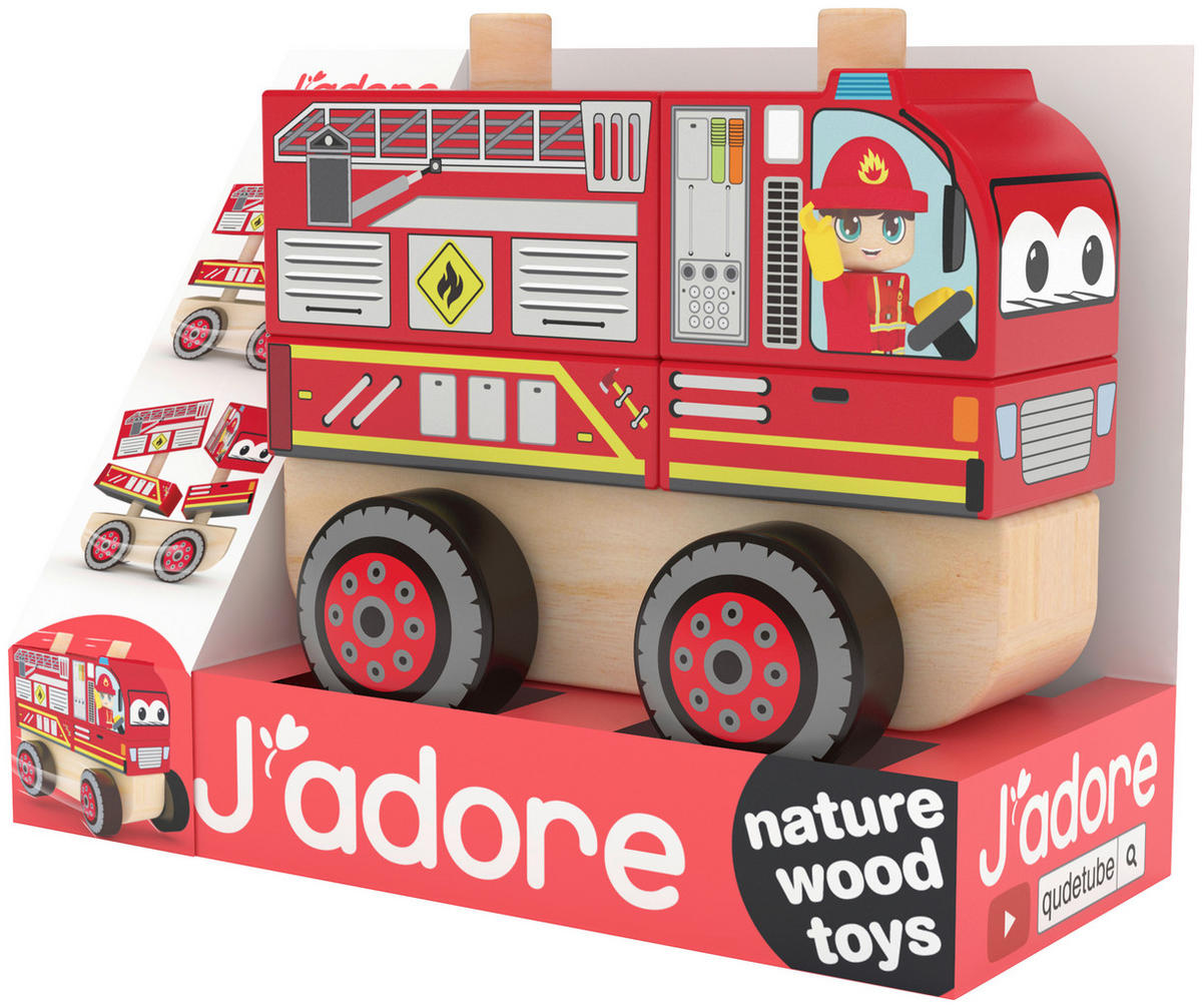 BRANDBIL  - multicolor, Basics, metall/trä (12/6/10cm)