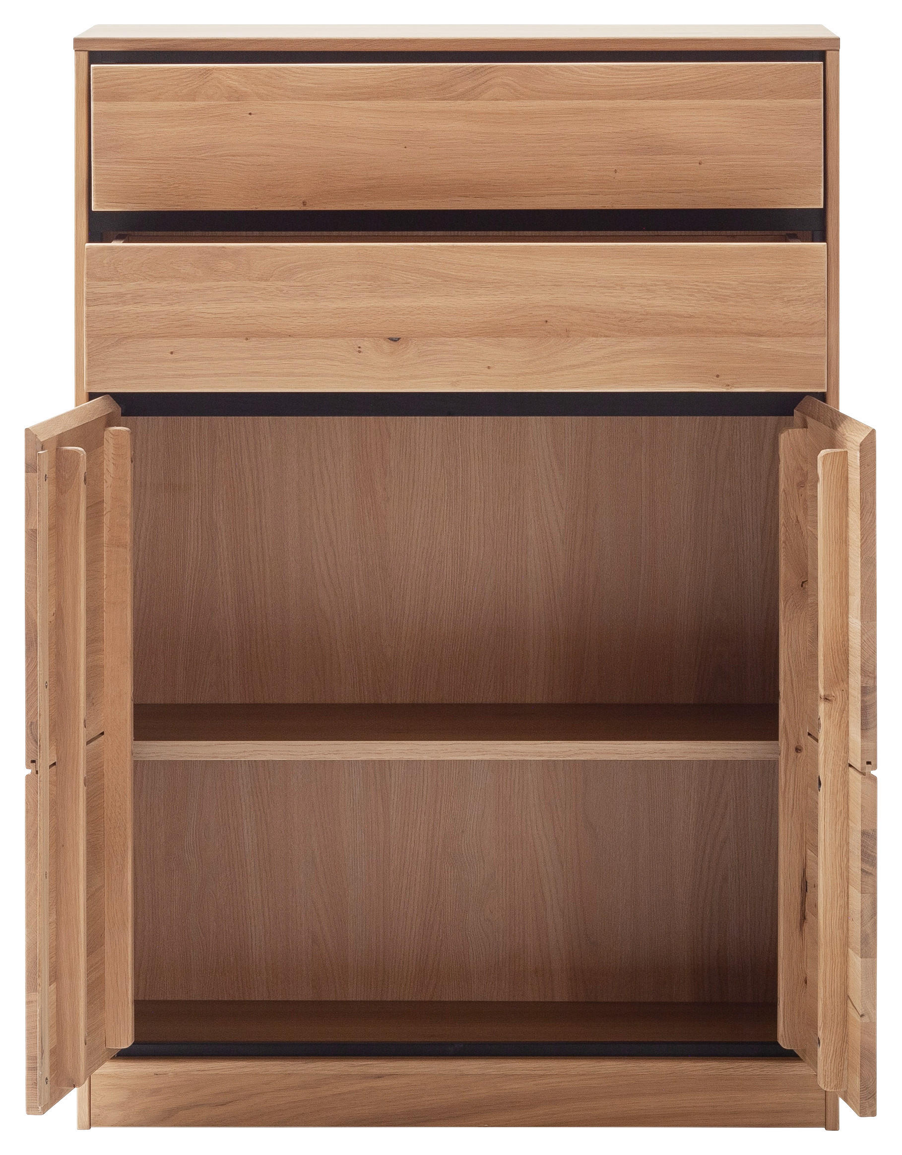HIGHBOARD  in 86/123/40 cm  - Eiche Bianco, KONVENTIONELL, Holz/Holzwerkstoff (86/123/40cm) - Linea Natura