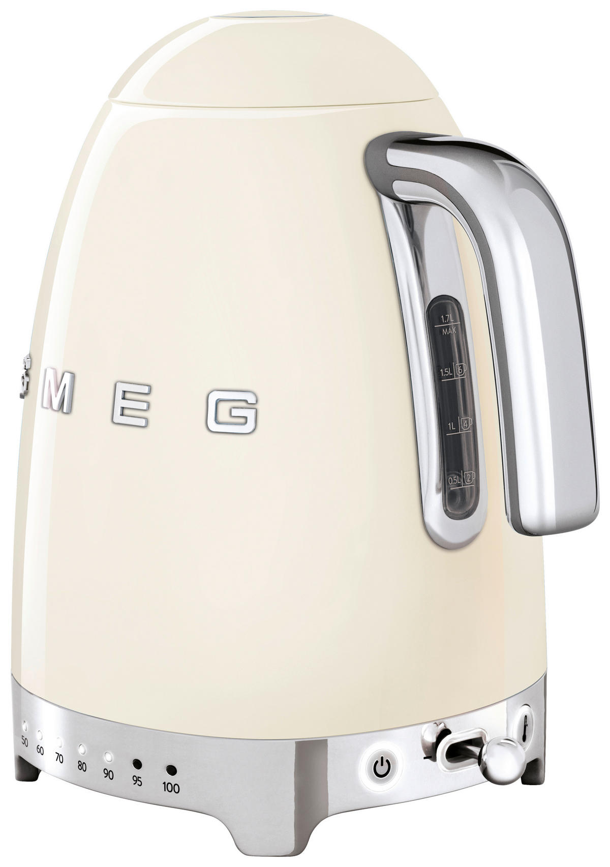 WASSERKOCHER 1.7 l  - Creme, Basics, Metall (22,6/24,8/17,1cm) - SMEG