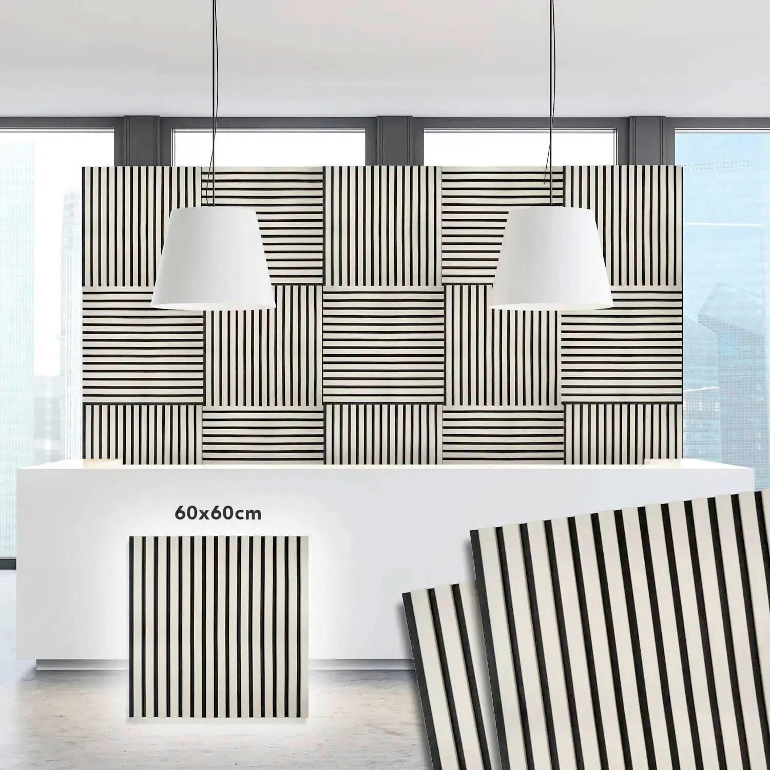 XXXLutz Akustikpaneel Schlamm 60x60x2.1 cm