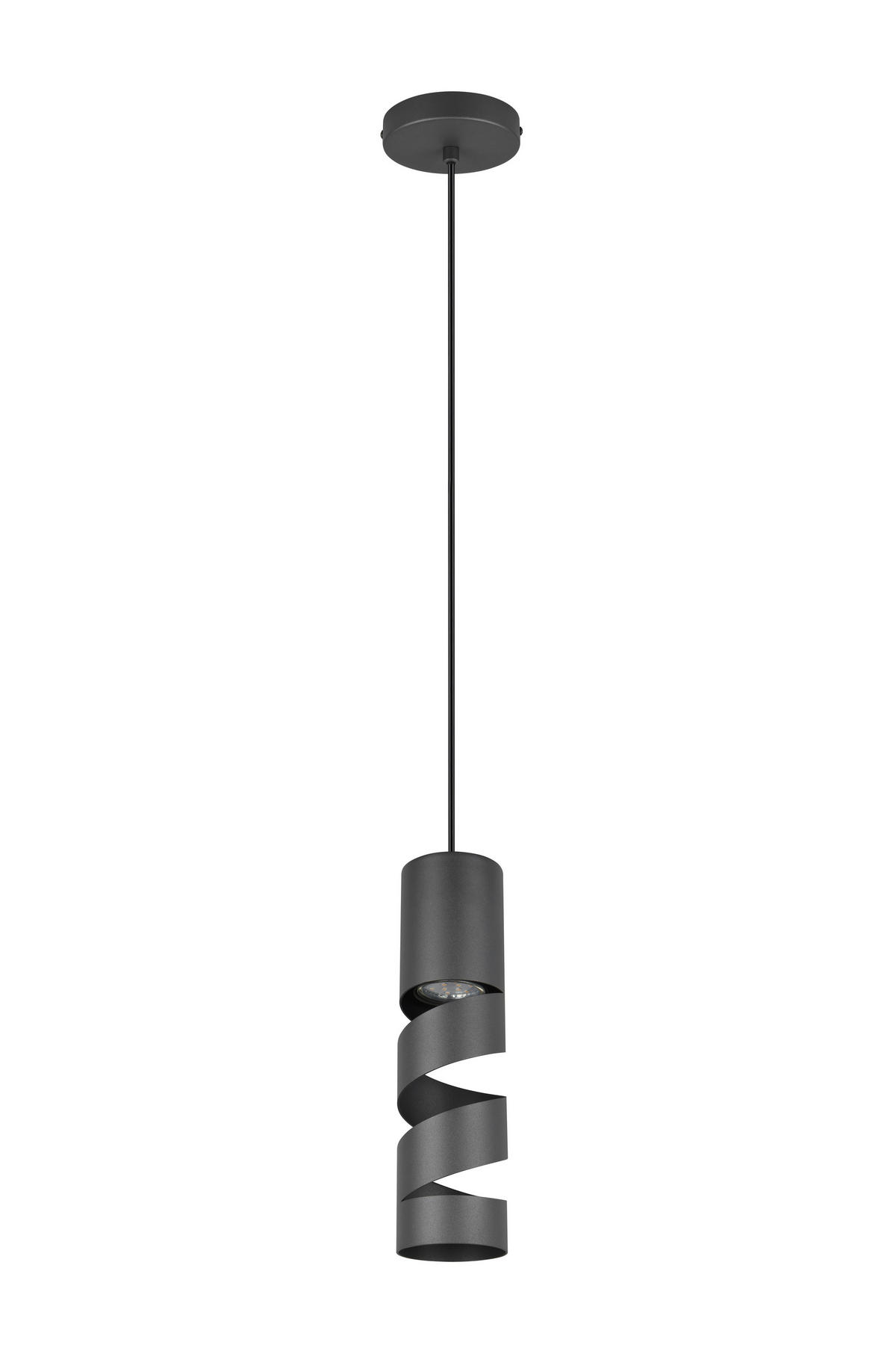PENDELLEUCHTE 12/150 cm    - Schwarz, Design, Metall (12/150cm) - Trio Leuchten