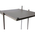 BEISTELLTISCH rechteckig Taupe  - Taupe/Anthrazit, Design, Metall (40/42/60cm) - Xora