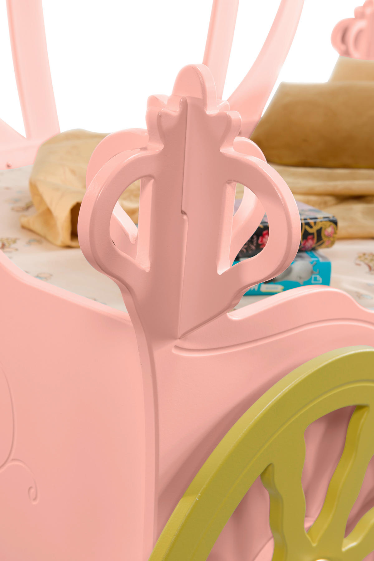 Kinderbett - Pink/Weiß, LIFESTYLE, Holz/Holzwerkstoff (90/180cm) - Livetastic