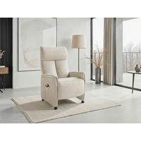 RELAXSESSEL Textil Silberfarben  - Silberfarben/Schwarz, Basics, Kunststoff/Textil (76/114/84cm) - Sit & More