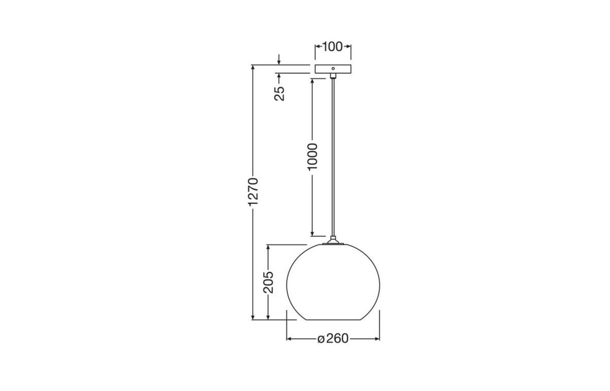 HÄNGELEUCHTE 26/127 cm   - KONVENTIONELL (26/127cm) - Ledvance