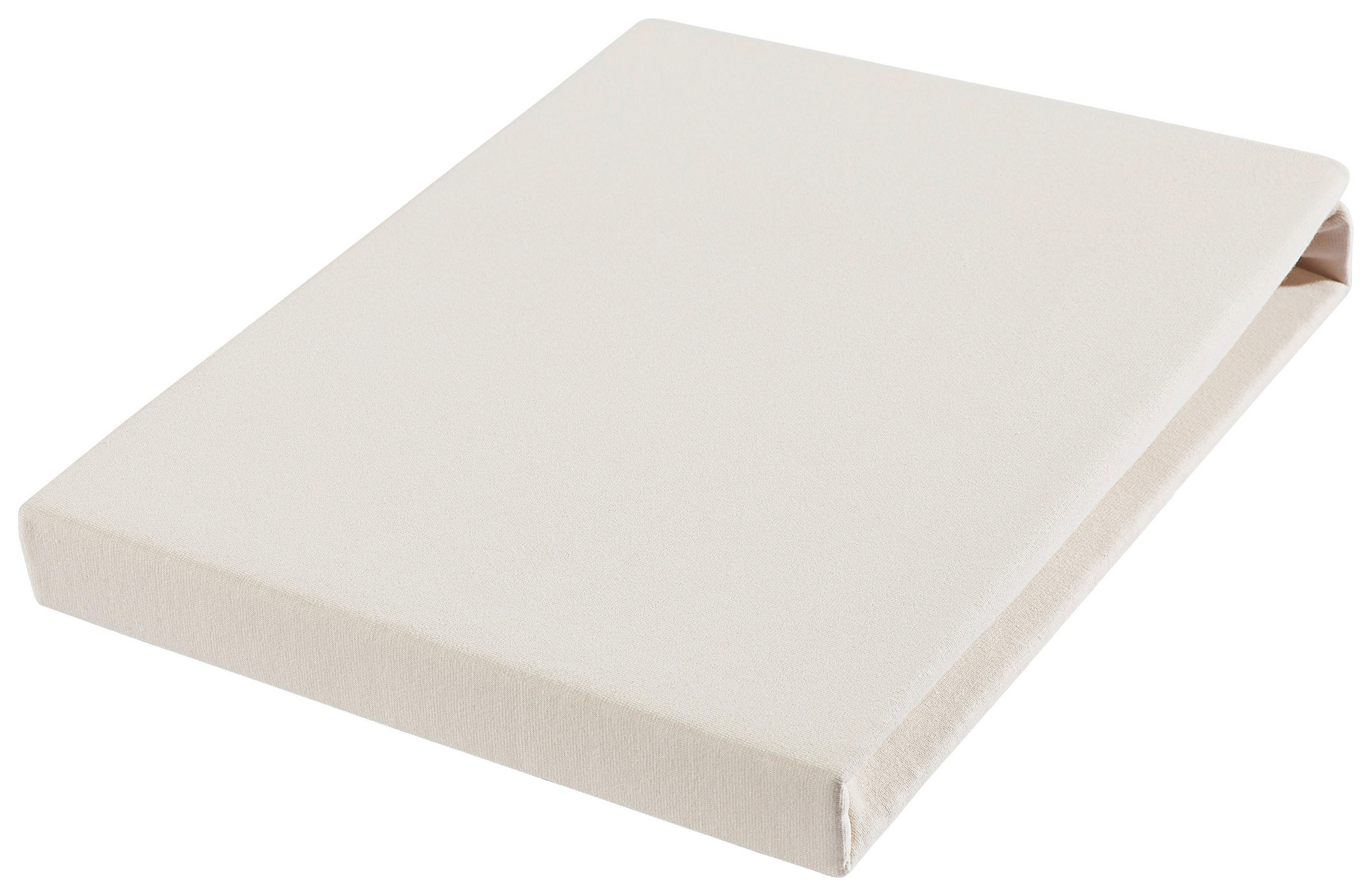 SPANNBETTTUCH Jersey  - Naturfarben, Basics, Textil (90-100/200-220cm) - Novel