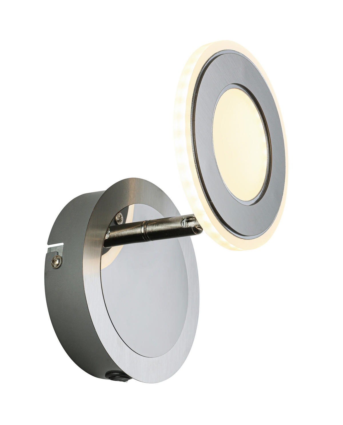 LED-SPOTLIGHT 12/9,5/19,4 cm   - kromfärg/nickelfärgad, Design, metall/plast (12/9,5/19,4cm) - Novel