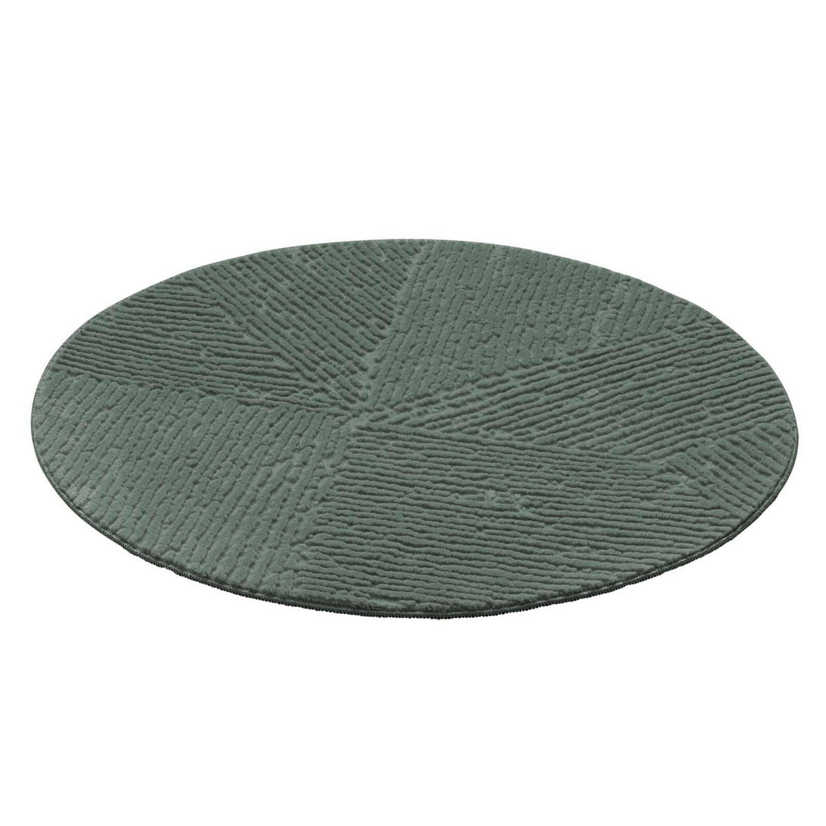 WEBTEPPICH 120 cm Stilo Hellgrün rund  - Hellgrün, Basics, Textil (120cm) - Novel
