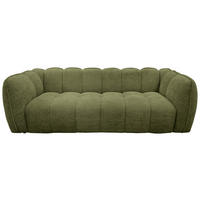 BIGSOFA Chenille Olivgrün  - Schwarz/Olivgrün, MODERN, Kunststoff/Textil (235/73/103cm) - Carryhome