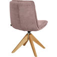 STUHL - Eichefarben/Altrosa, Design, Holz/Textil (50/90/69cm) - Johann Jakob