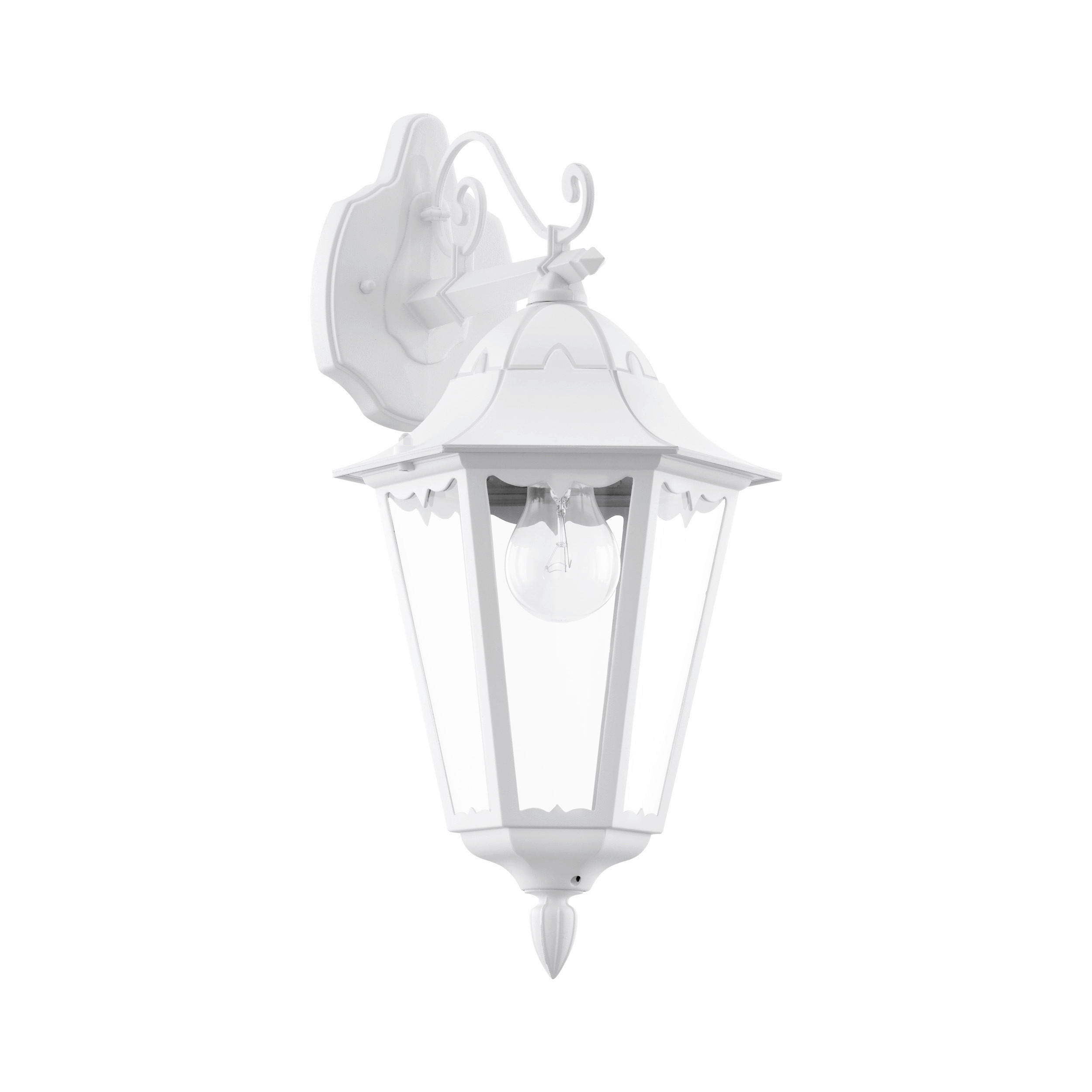 LED VÄGGLAMPA 20 cm   - klar/vit, Basics, metall/glas (20cm) - Eglo