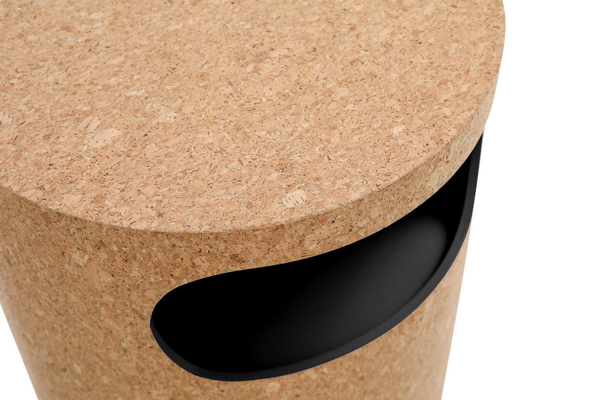 NACHTSCHRANK 40/45/40 cm Kork  - Naturfarben, Design, Holz/Holzwerkstoff (40/45/40cm) - Livetastic