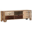 LOWBOARD in 150/50/49 cm - Messingfarben/Multicolor, Design, Holz/Metall (150/50/49cm) - Landscape