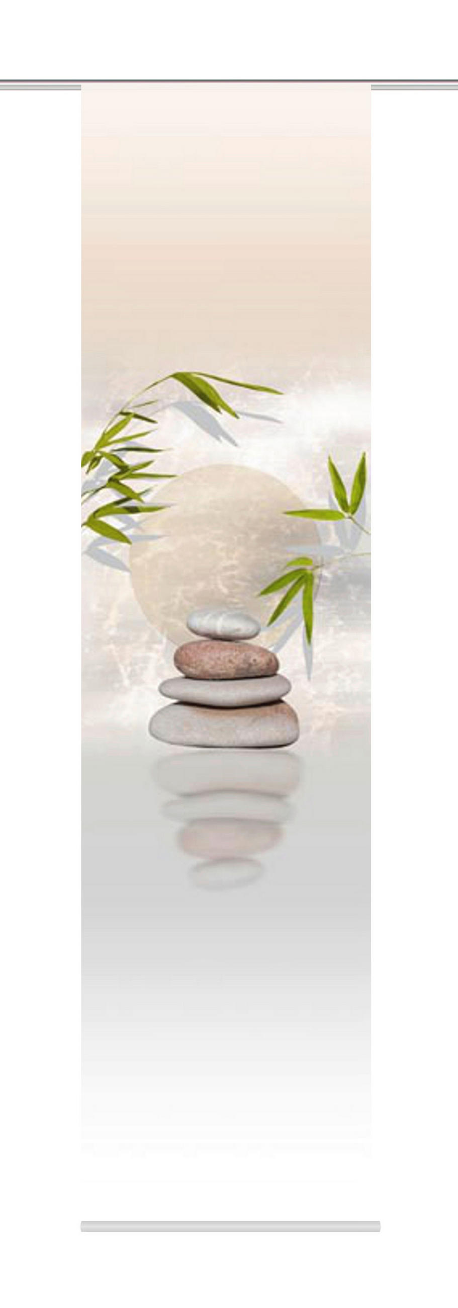 FLÄCHENVORHANG   blickdicht   60/245 cm  - Naturfarben, Design, Textil (60/245cm)