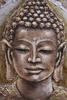 ÖLGEMÄLDE Buddha  - Multicolor, LIFESTYLE, Holz/Textil (100/65cm) - Monee