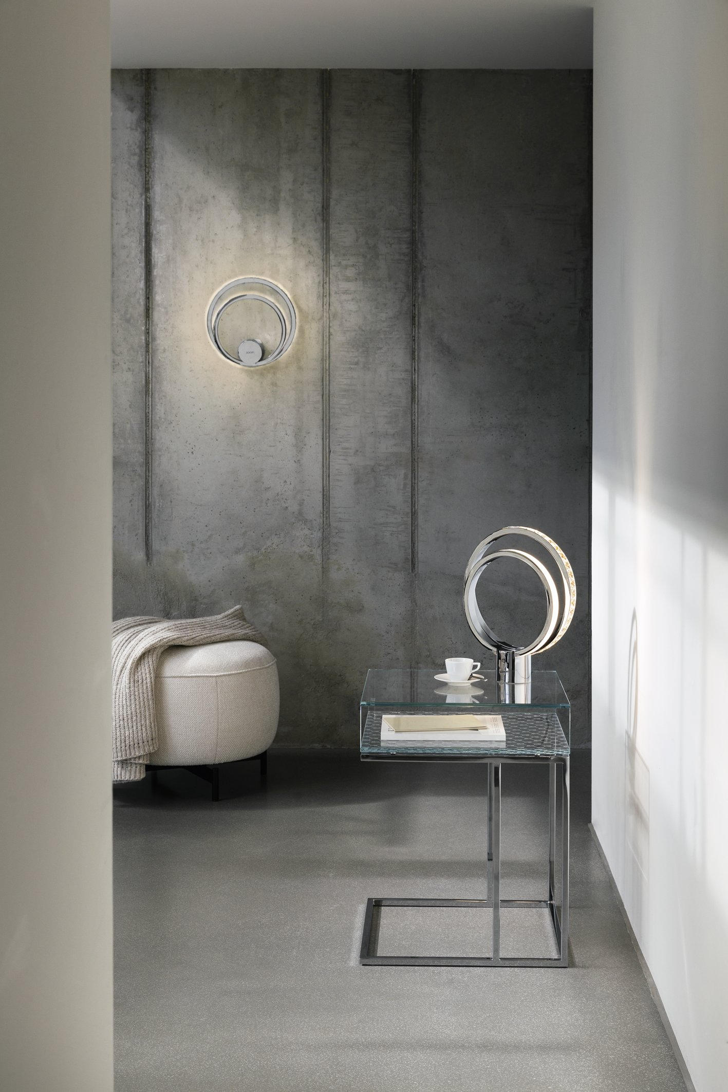 LED-DECKENLEUCHTE Juwel Lights 59,5/41,5/10 cm   - Klar/Chromfarben, LIFESTYLE, Glas/Metall (59,5/41,5/10cm) - Joop!